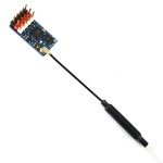 Mateks ExpressLRS ELRS ELRS-R24-P 5Channes PWM Receiver 2.4GHz ISM DC 4-9V With MHF-1 Antenna for Fixed-wing Drones Model